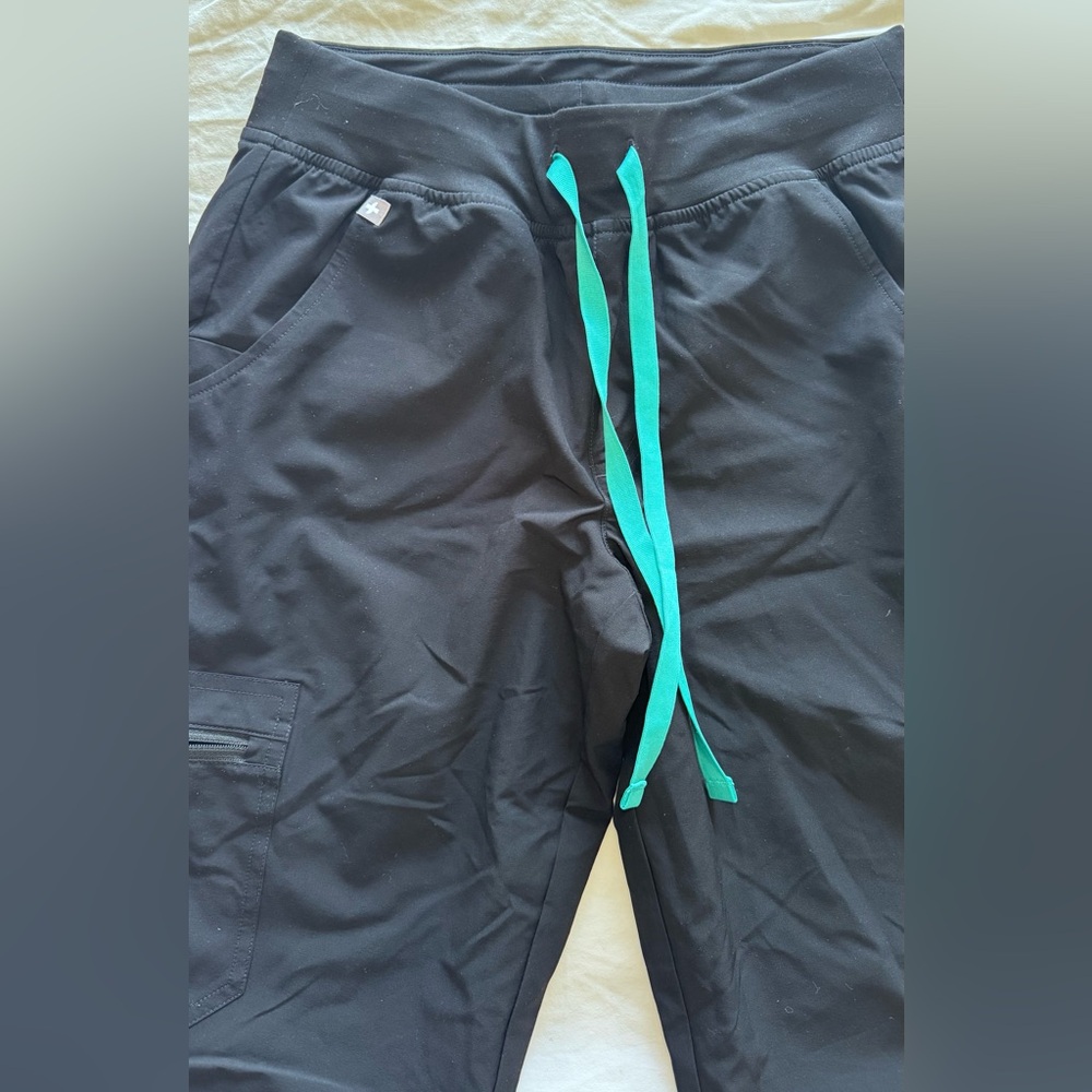 Figs Black Technical Joggers